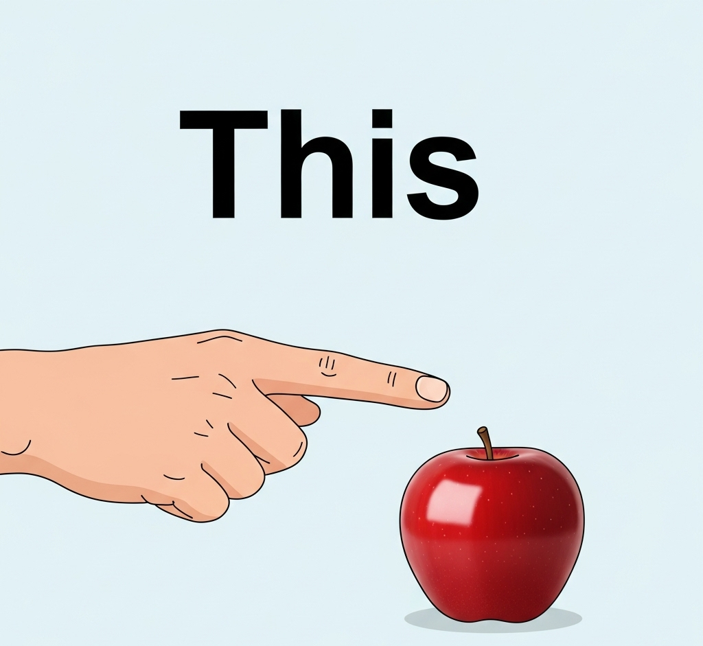 A single object that is near